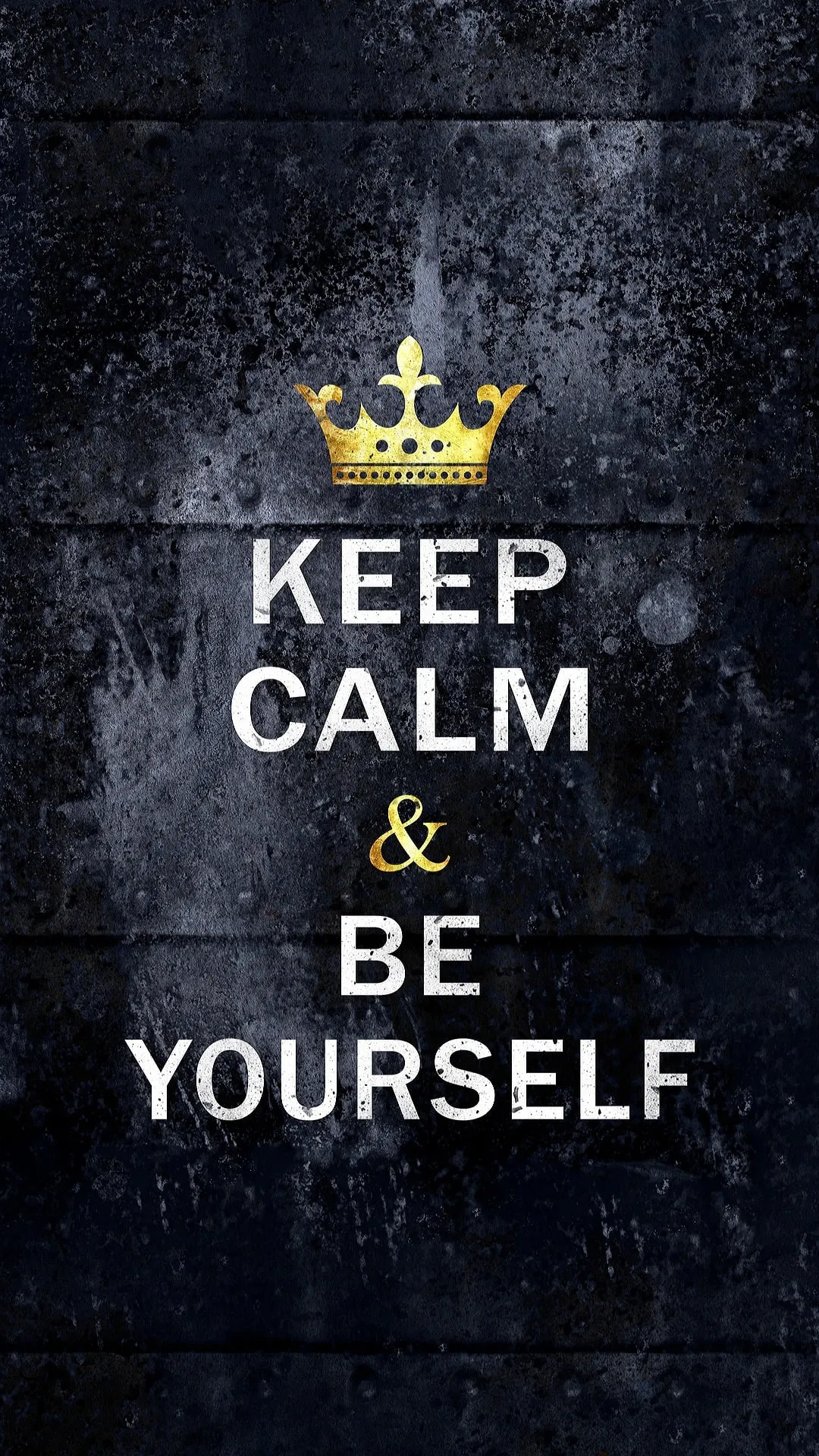 Keep calm & be yourself