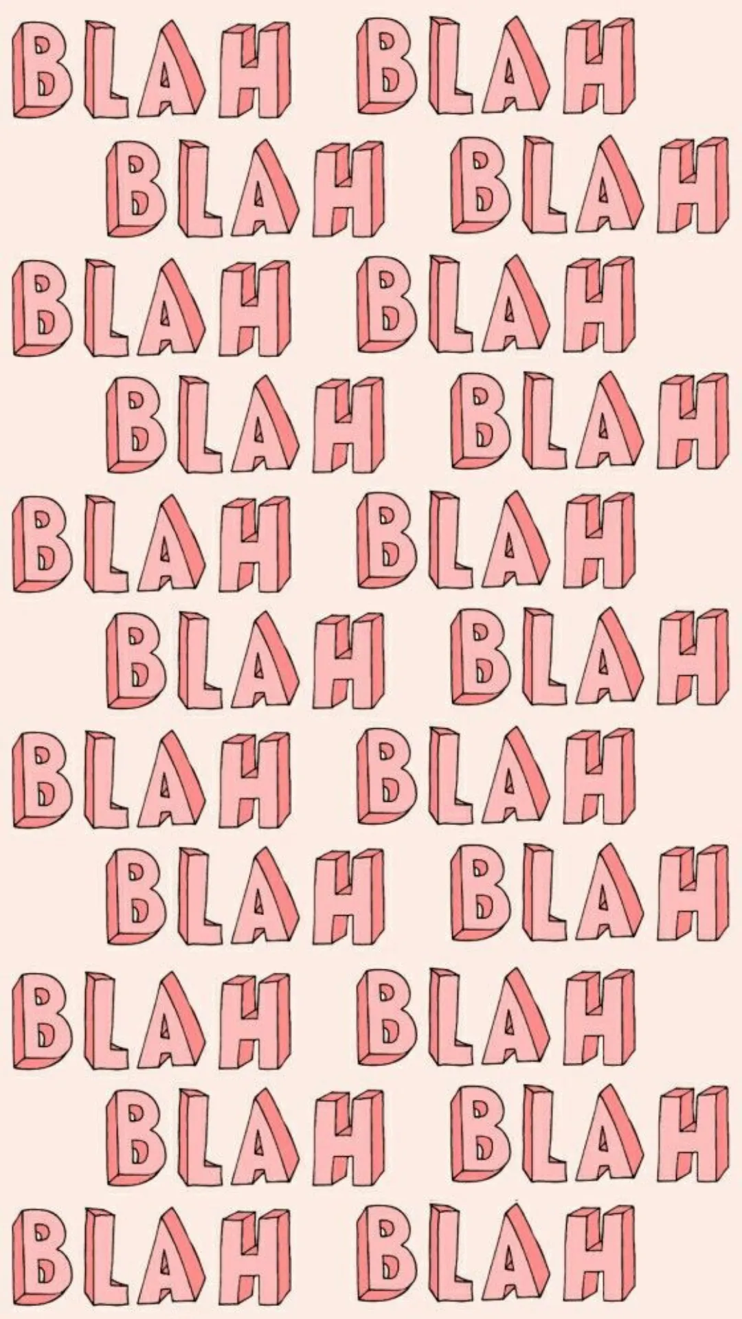 Blah, blah