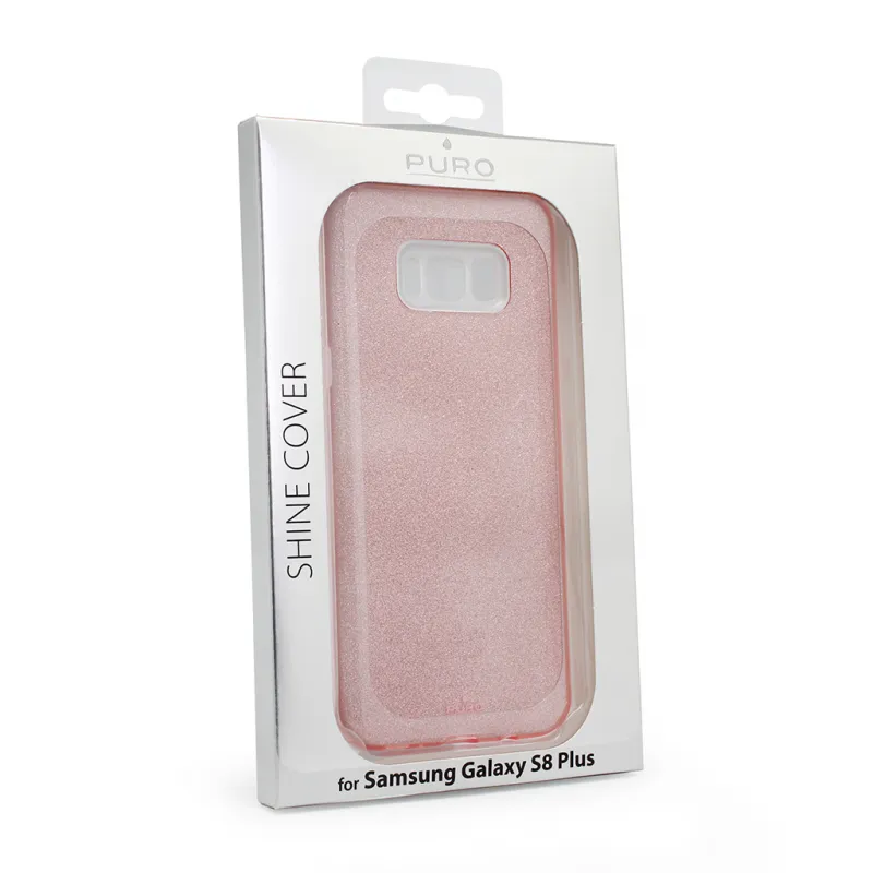 Maska Puro Shine za Samsung G955 S8 plus roze