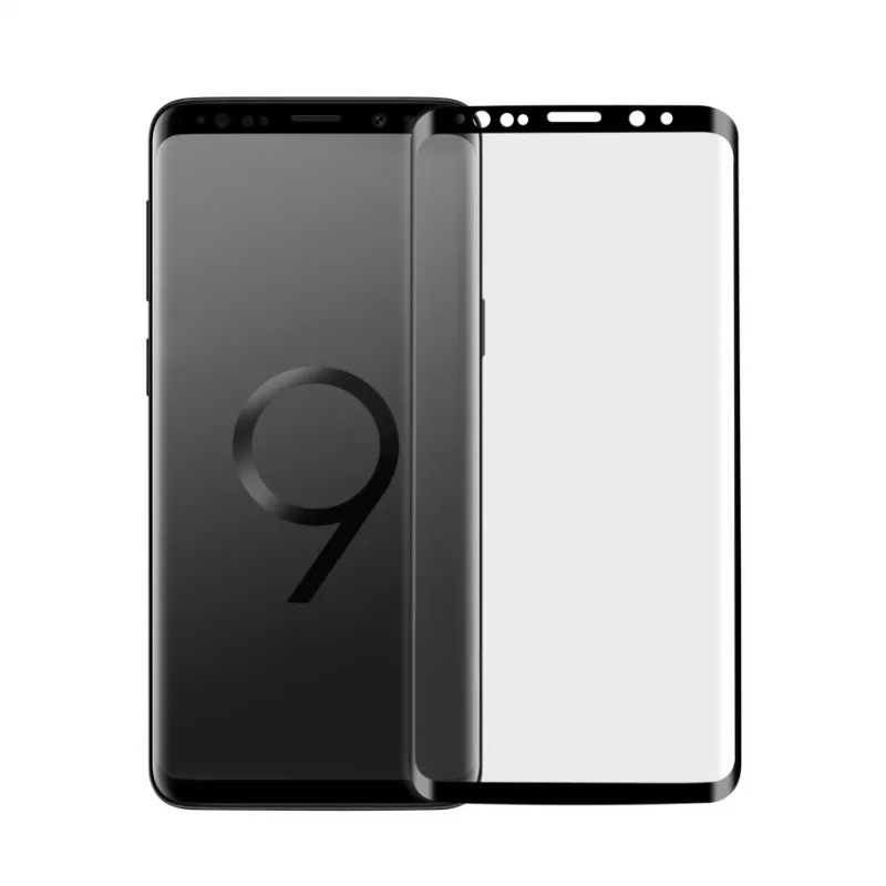 Zastitno Staklo Zastitno staklo full glue za Samsung G960 S9 zakrivljeni crni