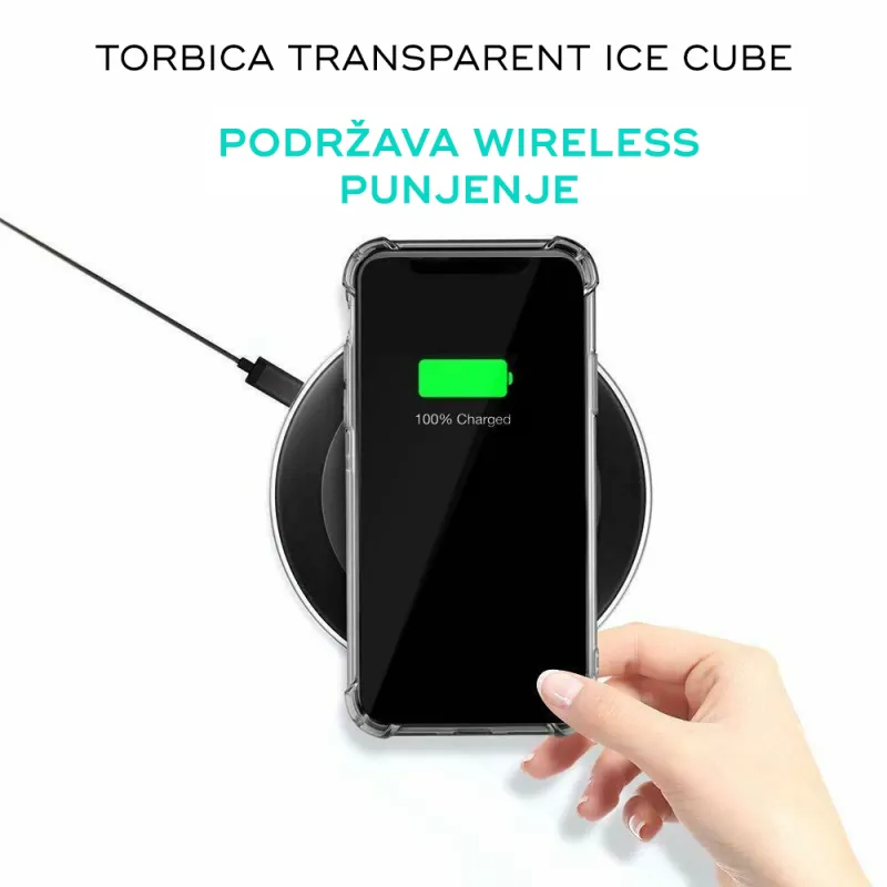 Maska Transparent Ice Cube za iPhone X/XS