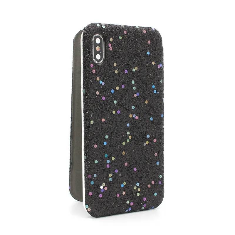 Maska Flip Diamond za iPhone XS Max crna