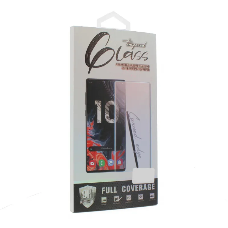 Zastitno staklo Zastitno staklo full glue 0.15mm za Samsung G973 S10 zakrivljeni crni