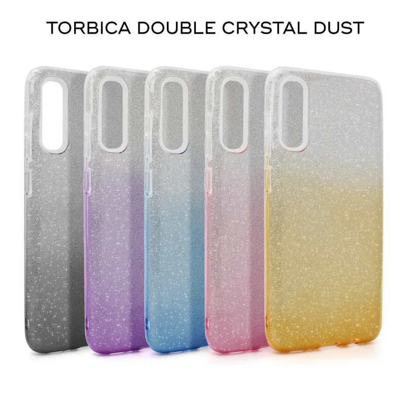 Maska Double Crystal Dust za iPhone 11 Pro 5.8 zuto srebrna
