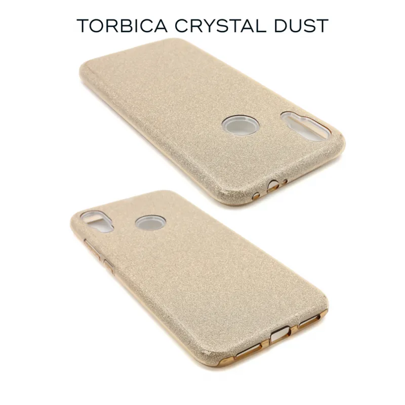 Maska Crystal Dust za Huawei P40 Lite E zlatna