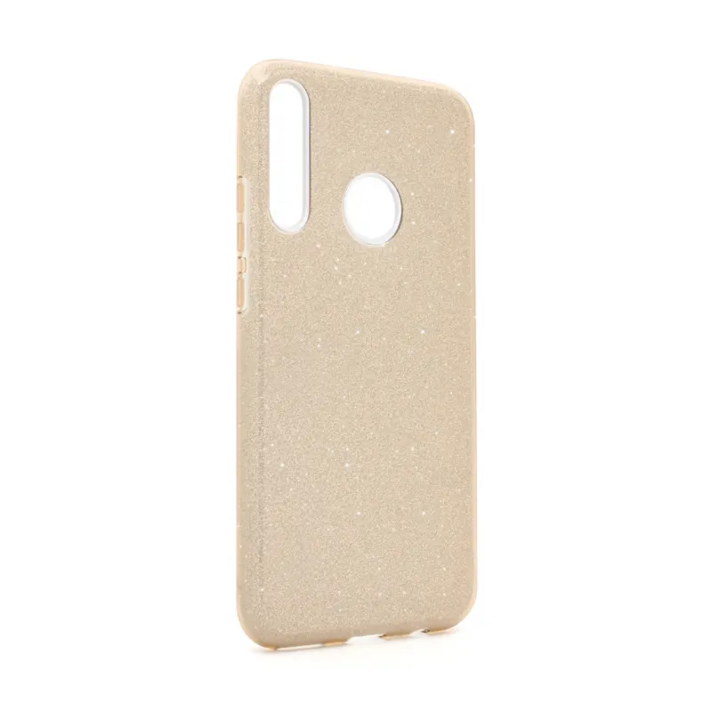 Maska Crystal Dust za Huawei P40 Lite E zlatna
