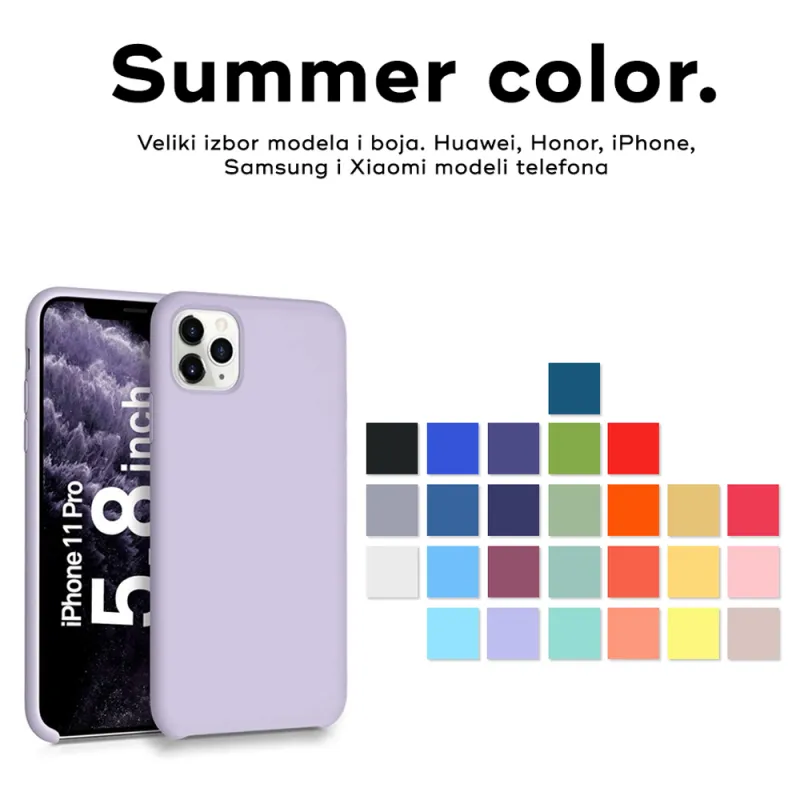 Maska Summer color za Huawei Y5p 2020/Honor 9S svetlo plava