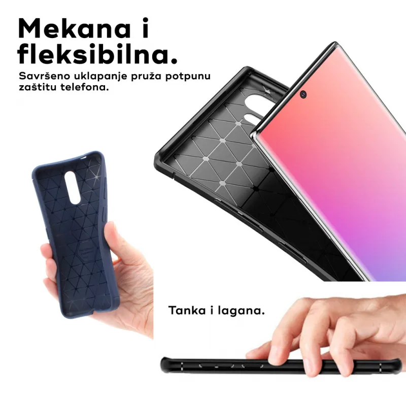 Maska Defender Carbon za Samsung A125F Galaxy A12 crna