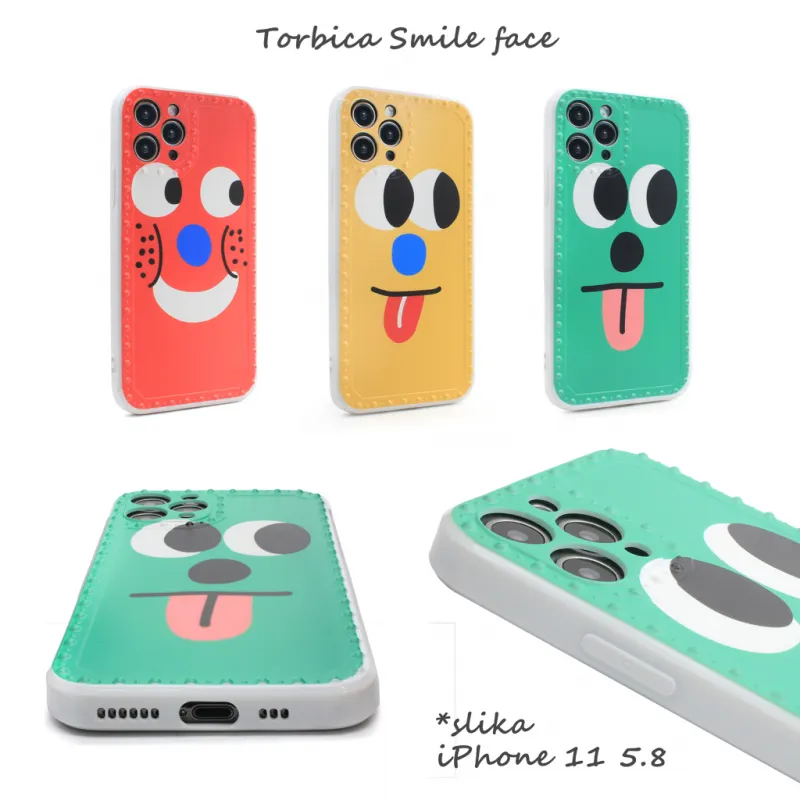 Maska Smile face za iPhone 11 Pro 5.8 zelena