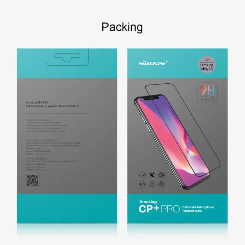 Zastitno staklo Zastitno staklo Nillkin CP+ Pro za Samsung G991B Galaxy S21 crni