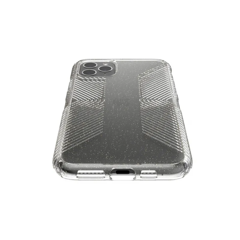 Maska Presidio Silikon Diamond za iPhone 11 Pro Max 6.5 srebrna