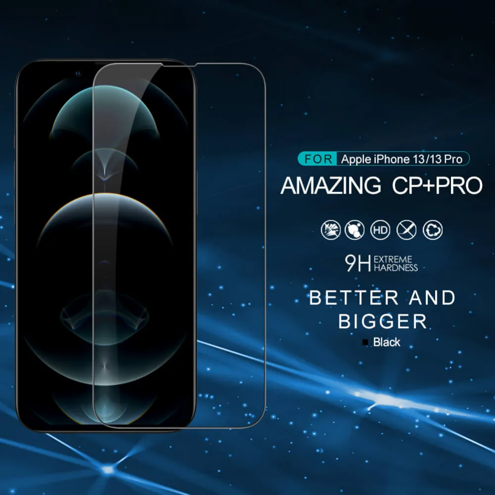 Zastitno staklo Zastitno staklo Nillkin CP+ Pro za iPhone 13/13 Pro/14/16e/17e 6.1 crni