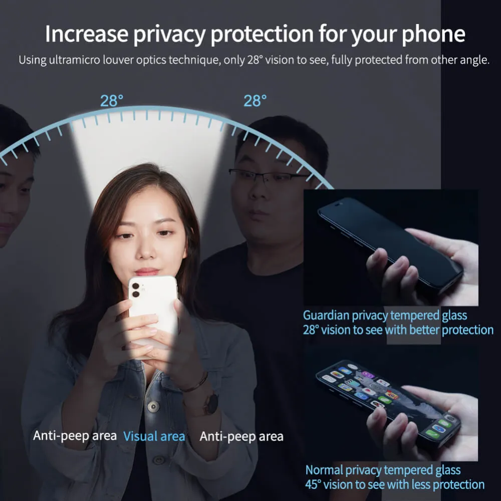Zastitno Staklo Zastitno staklo Nillkin Guardian za iPhone 13 Pro Max/14 Plus 6.7 crni
