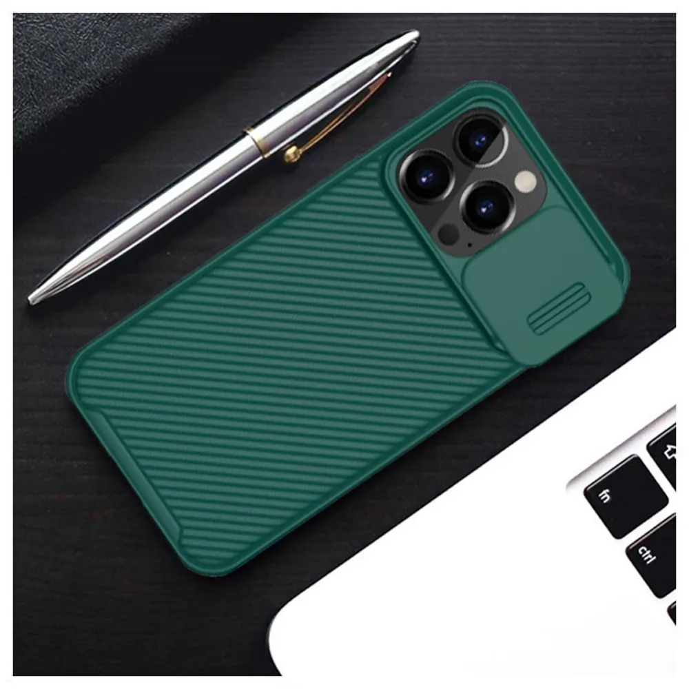 Maska Nillkin CamShield Pro za iPhone 13 Pro 6.1 zelena