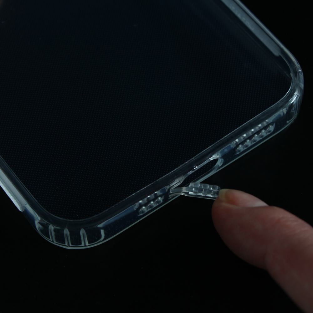 Maska silikonska Ultra Thin with pluggy za iPhone 13 Mini 5.4 transparent