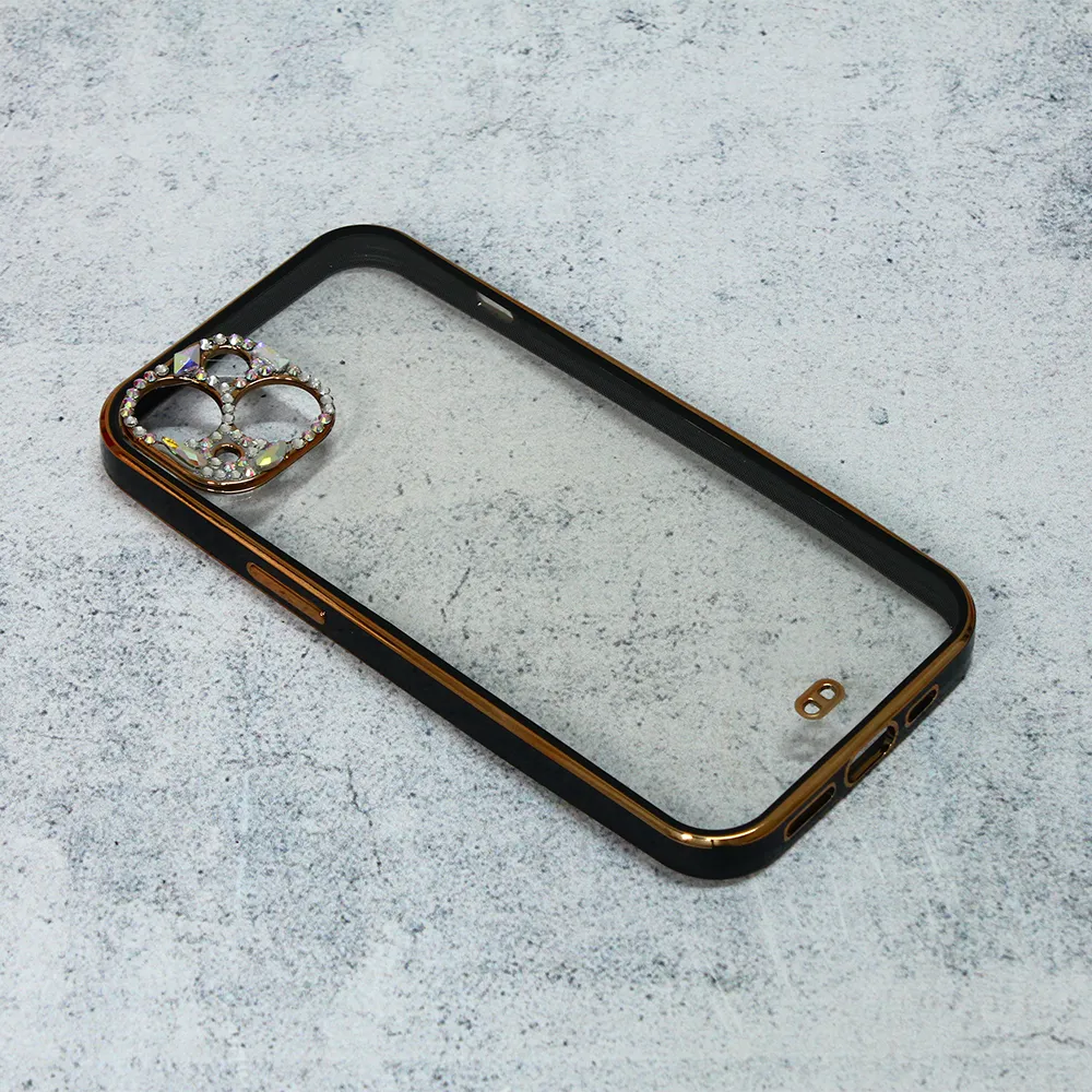 Maska Cirkon Camera za iPhone 13 6.1 crna