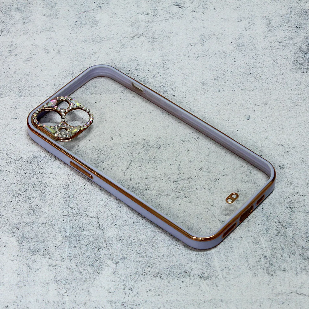 Maska Cirkon Camera za iPhone 13 6.1 ljubicasta