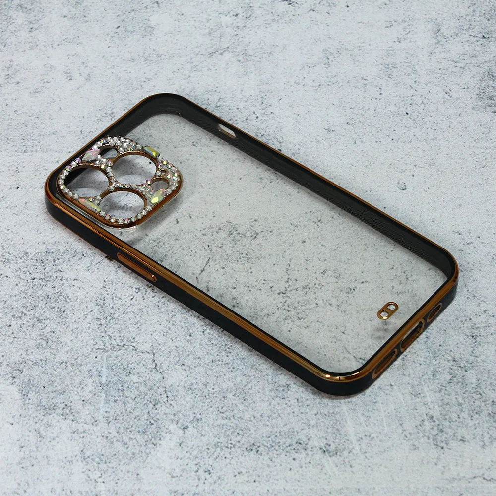 Maska Cirkon Camera za iPhone 13 Pro 6.1 crna