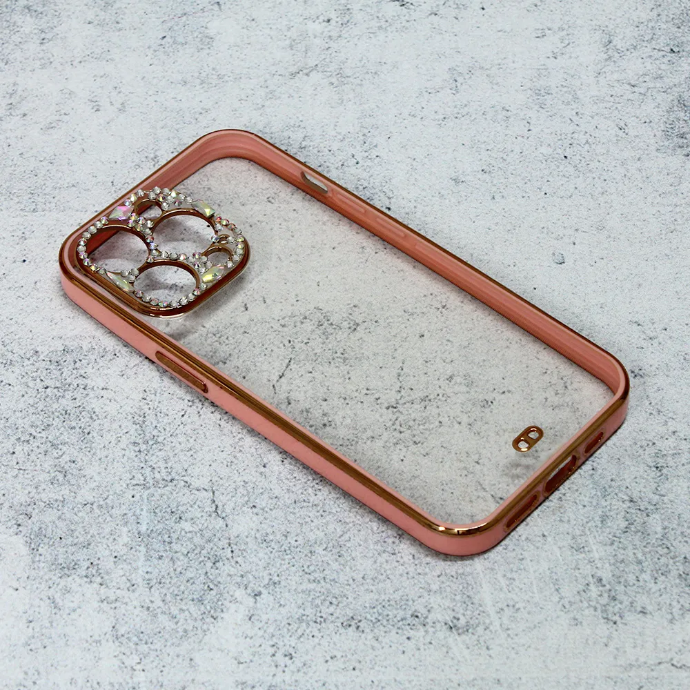Maska Cirkon Camera za iPhone 13 Pro 6.1 roze