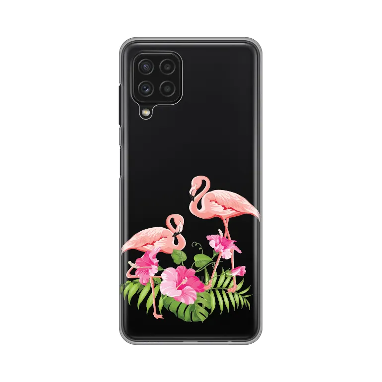 Maska Silikonska Print Skin za Samsung A225 Galaxy A22 4G Flamingo