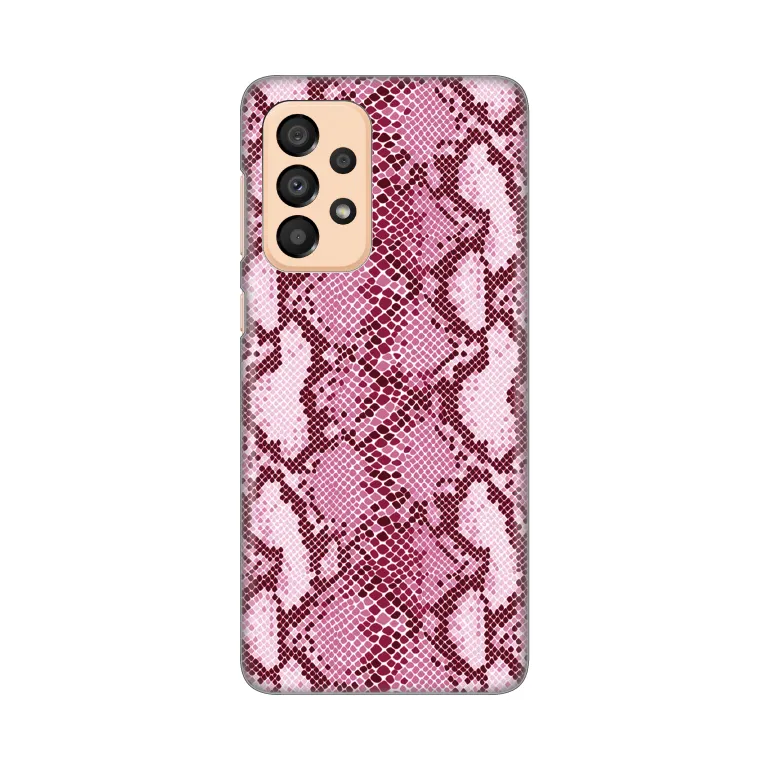 Maska Silikonska Print za Samsung A336B Galaxy A33 5G Pink Snake