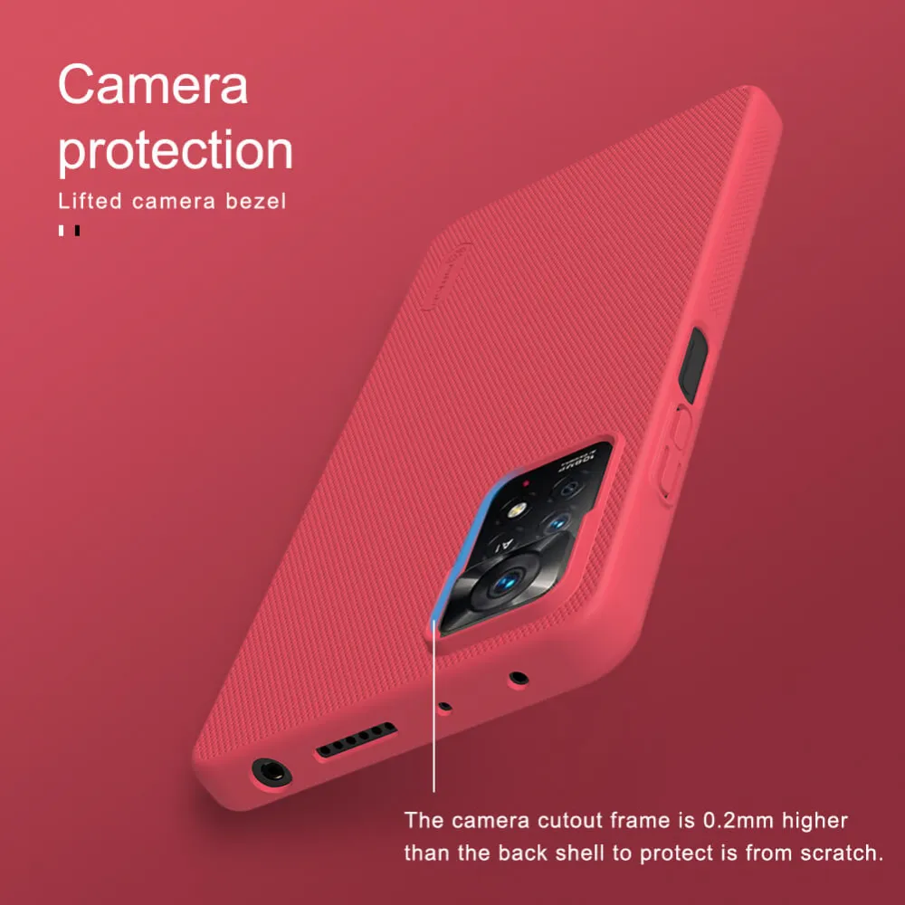 Maska Nillkin Scrub za Xiaomi Redmi Note 11 Pro 4G/5G crna