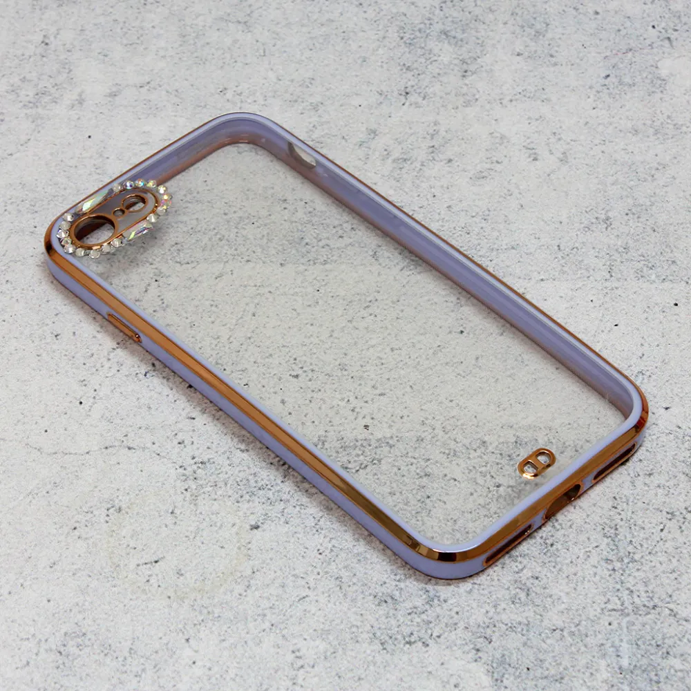 Maska Cirkon Camera za iPhone 7/8/SE 2020/2022 ljubicasta