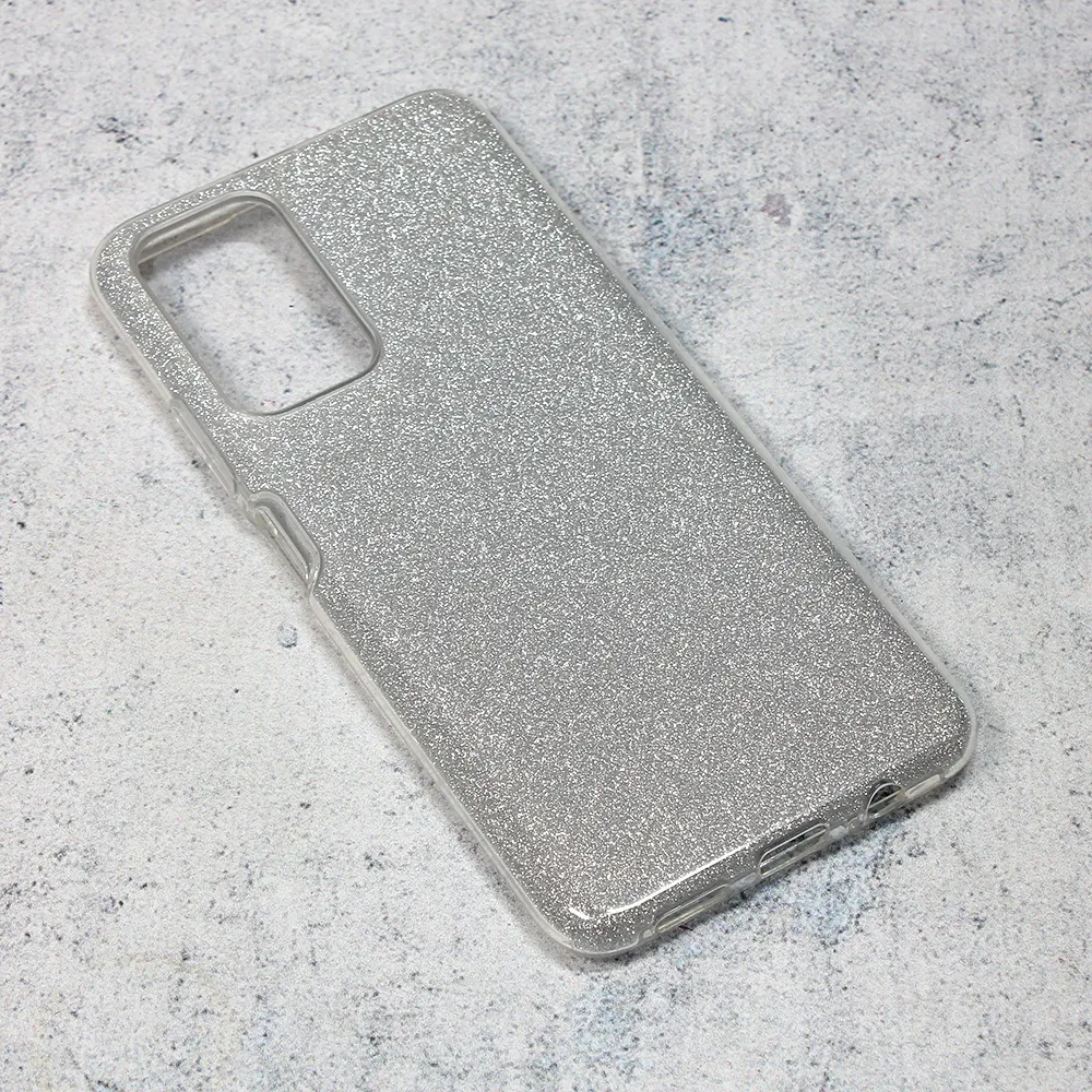 Maska Crystal Dust za Xiaomi Poco M4 Pro 4G srebrna