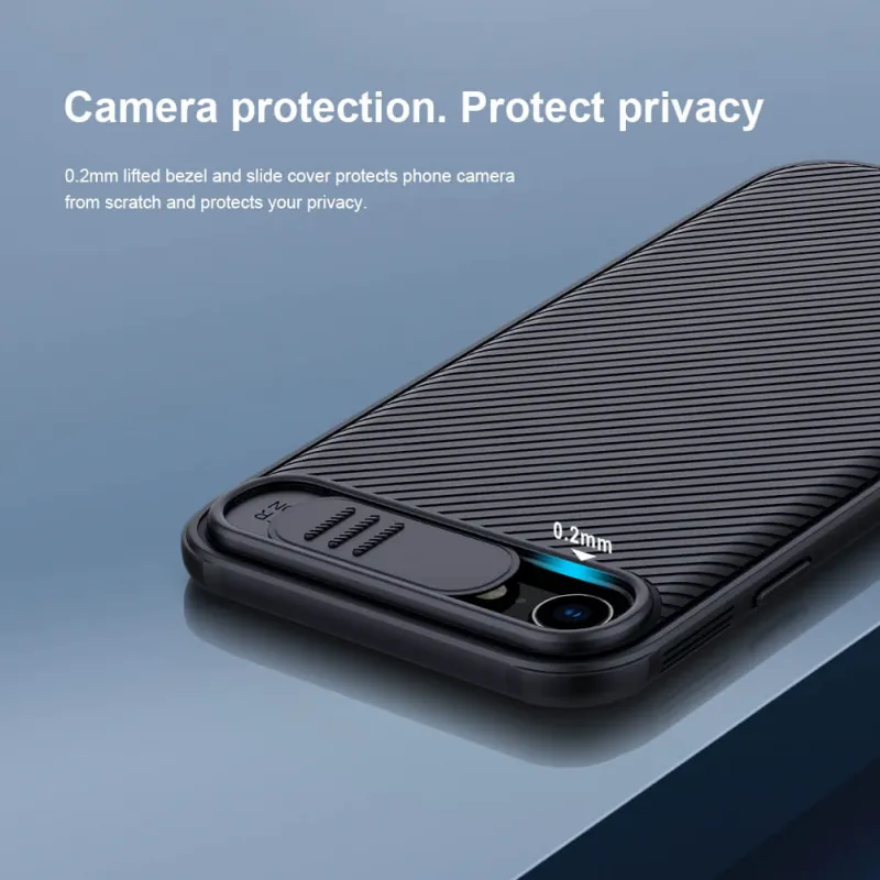 Maska Nillkin CamShield Pro za iPhone 7/8/SE 2020/2022 crna