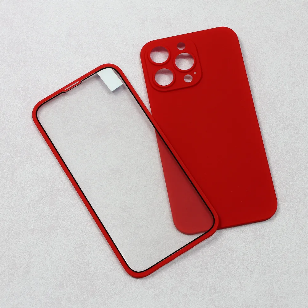 Maska Slim 360 Full za iPhone 13 Pro Max 6.7 crvena