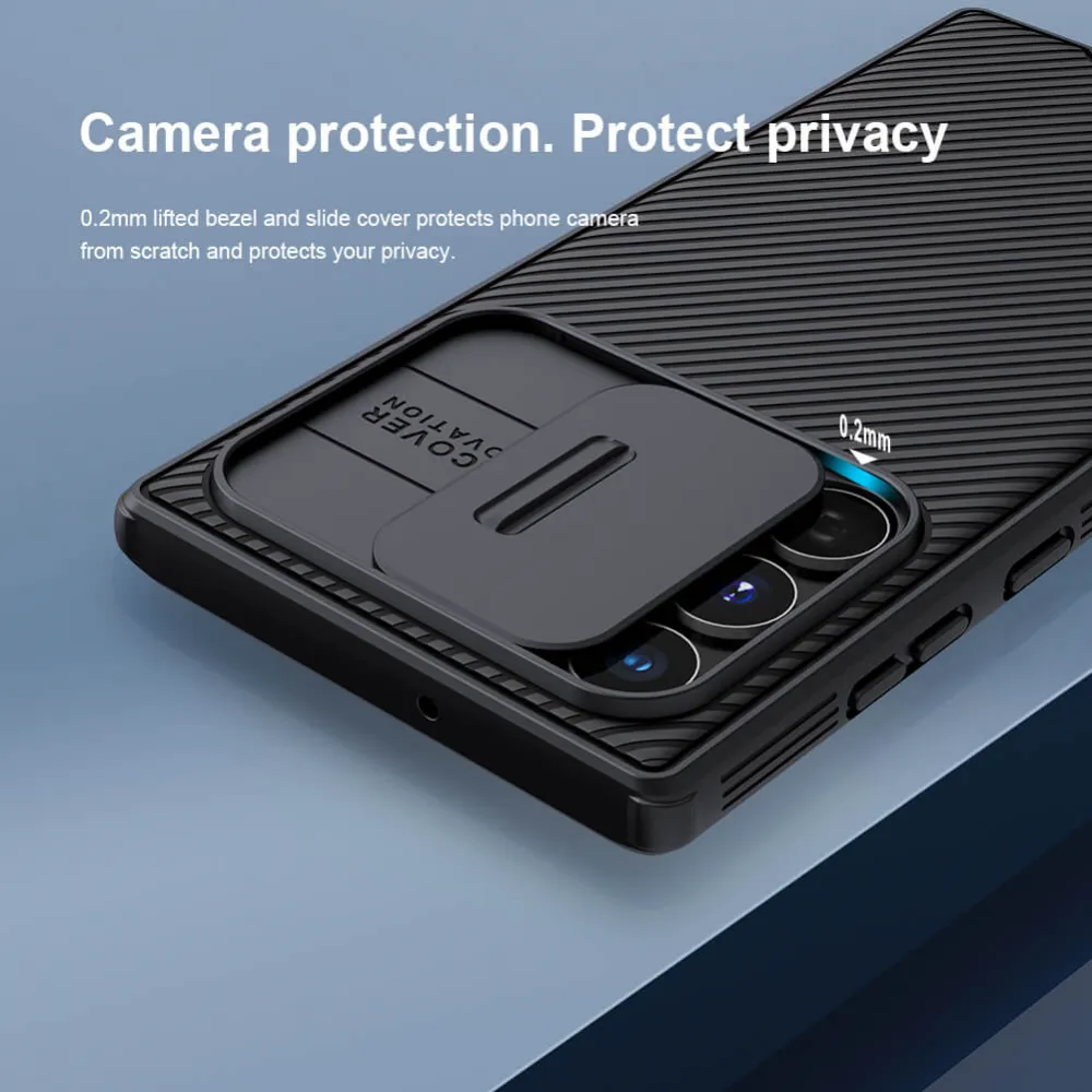 Maska Nillkin CamShield Pro za Samsung Galaxy S22 Ultra crna