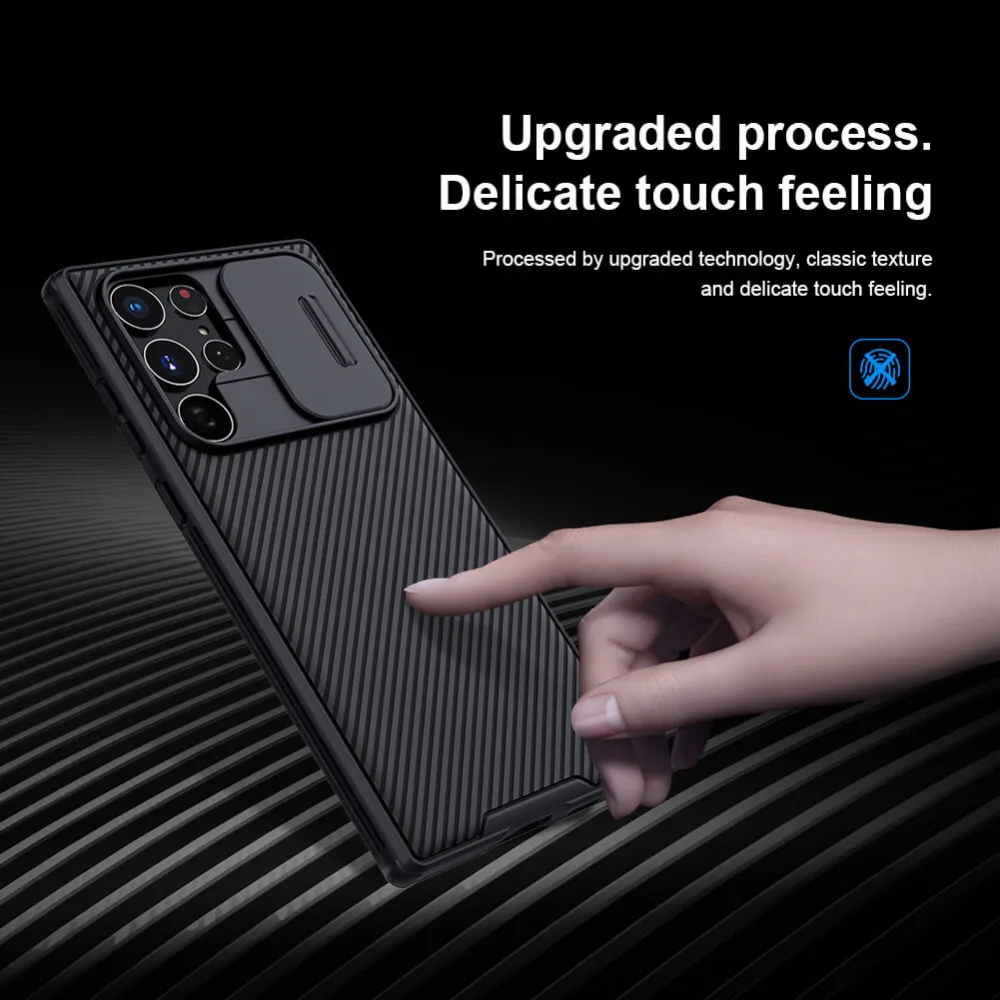 Maska Nillkin CamShield Pro za Samsung Galaxy S22 Ultra crna
