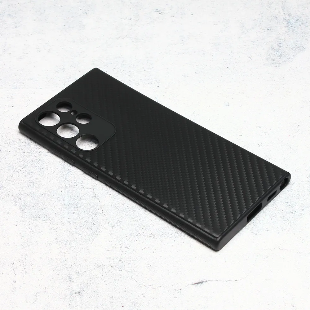 Maska Carbon fiber za Samsung S908B Galaxy S22 Ultra 5G crna