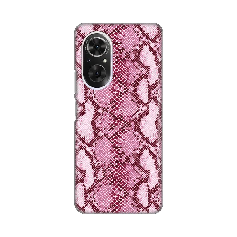 Maska Silikonska Print za Huawei Nova 9 SE/Honor 50 SE Pink Snake