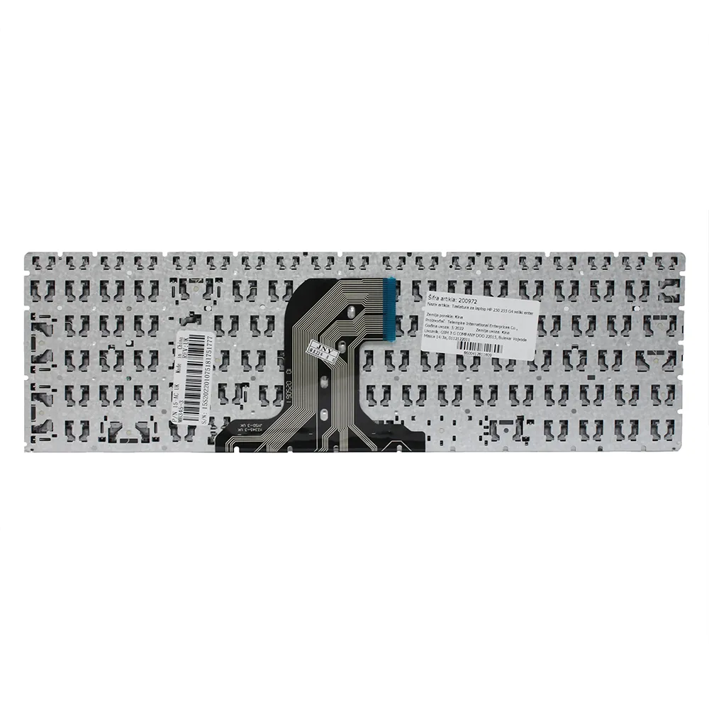 Tastatura za laptop HP 250 255 G4 veliki enter
