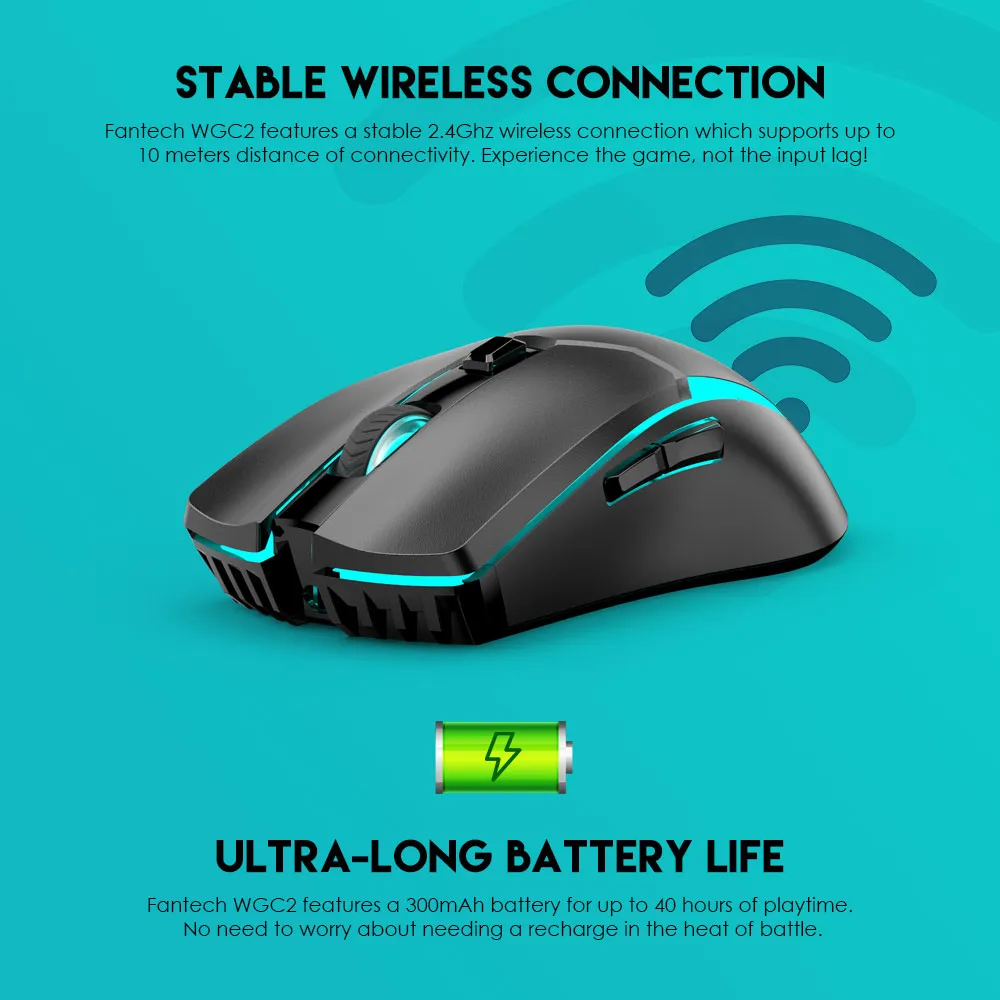 Mis Wireless Gaming Fantech WGC2 Venom II space edition