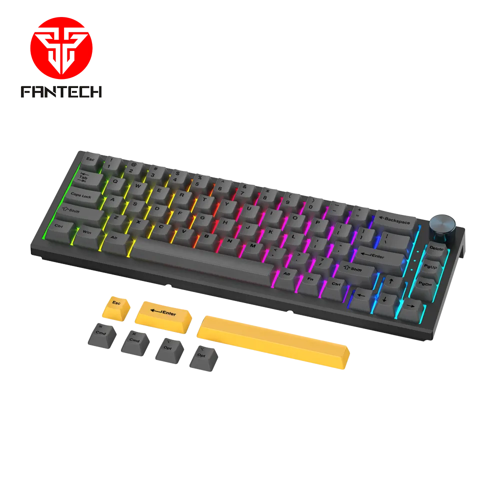 Tastatura Mehanicka Gaming Fantech MK858 RGB Maxfit67 crna (white switch)