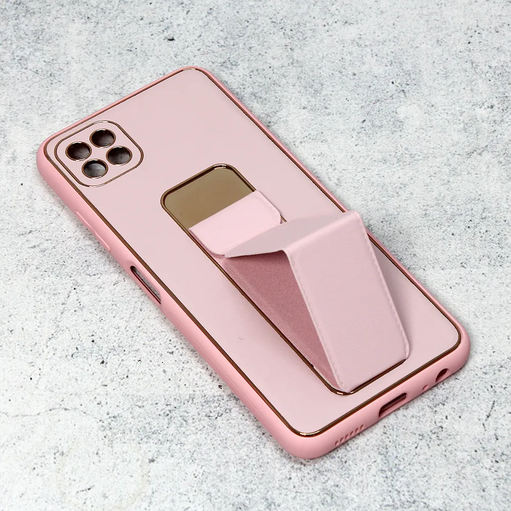 Maska Leather Armor za Samsung A226B Galaxy A22 5G roze