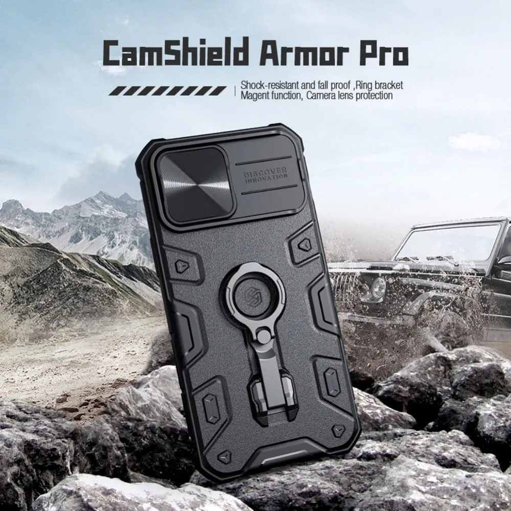 Maska Nillkin CamShield Armor Pro Magnetic za iPhone 13 Pro Max 6.7 plava