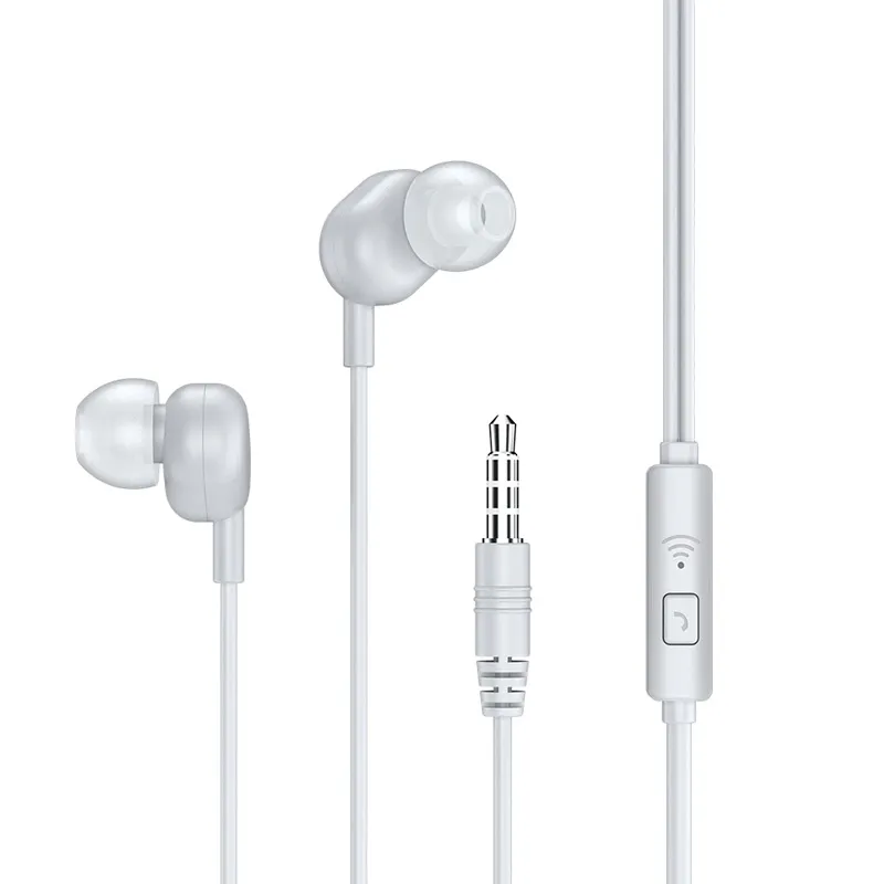 Slusalice REMAX Wired RW-105 3.5 mm bele