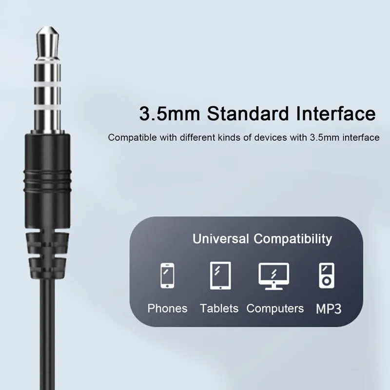 Slusalice REMAX Wired RW-105 3.5 mm bele