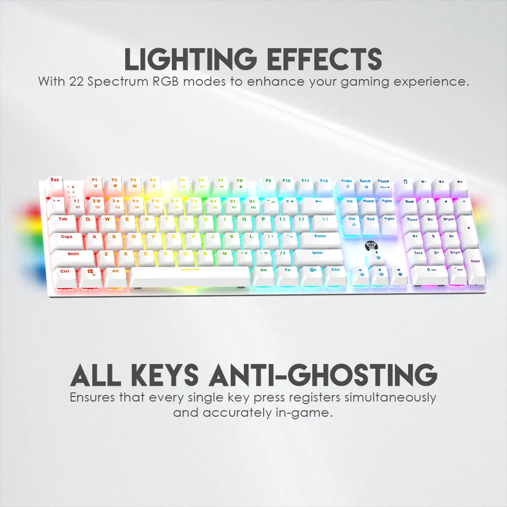 Tastatura Mehanicka Gaming Fantech MK855 RGB Maxfit 108 Space Edition (Blue switch)