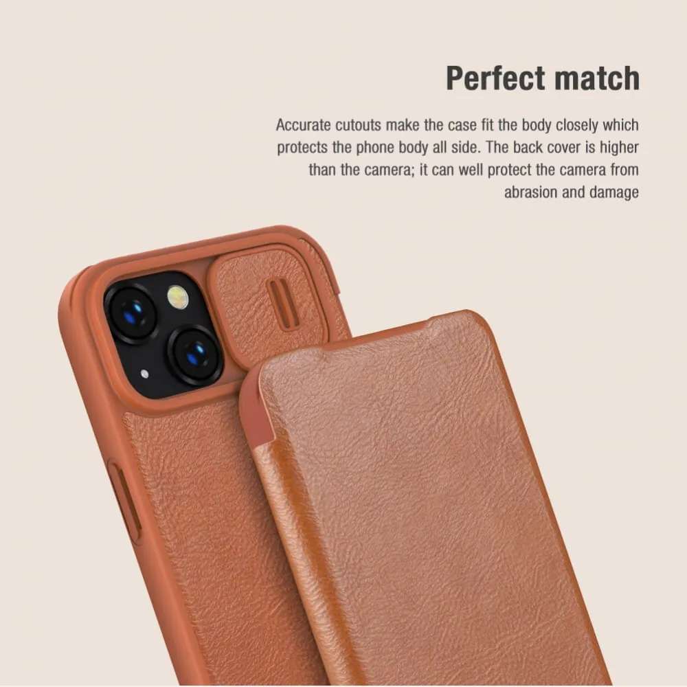 Maska Nillkin Qin Pro za iPhone 14 Plus 6.7 crvena