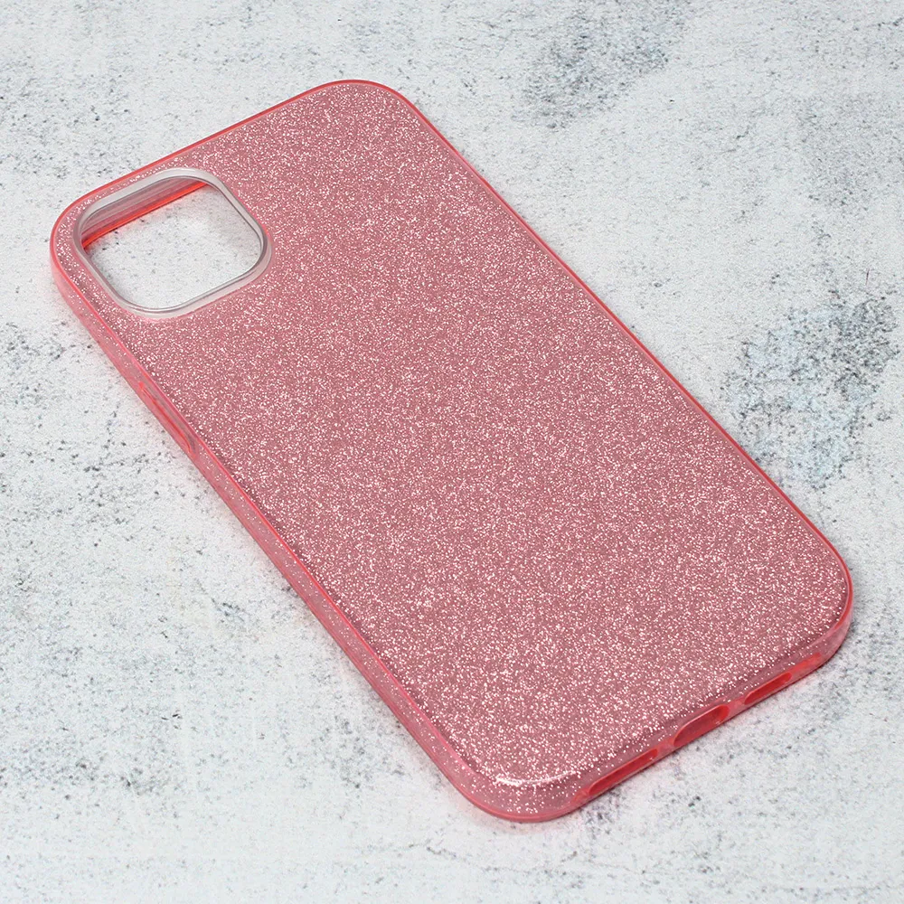Maska Crystal Dust za iPhone 14 6.7 Plus roze