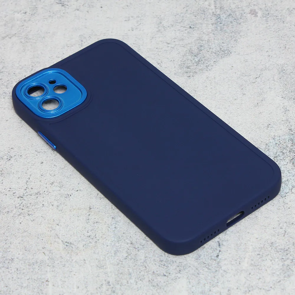Maska Camera Color za iPhone 11 6.1 tamno plava