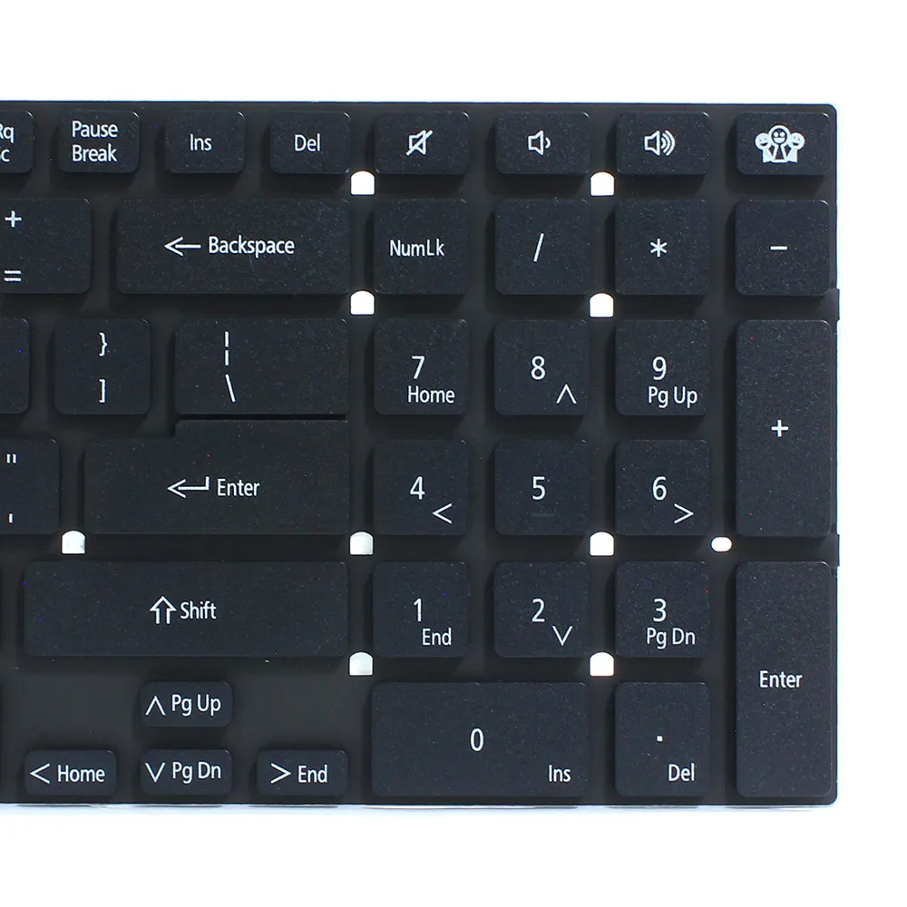 Tastatura za laptop Gateway NV52L NV55S NV57 crna