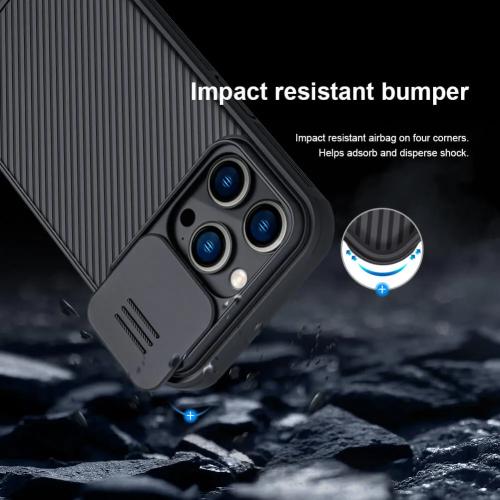 Maska Nillkin CamShield Pro za iPhone 14 Pro Max 6.7 zelena