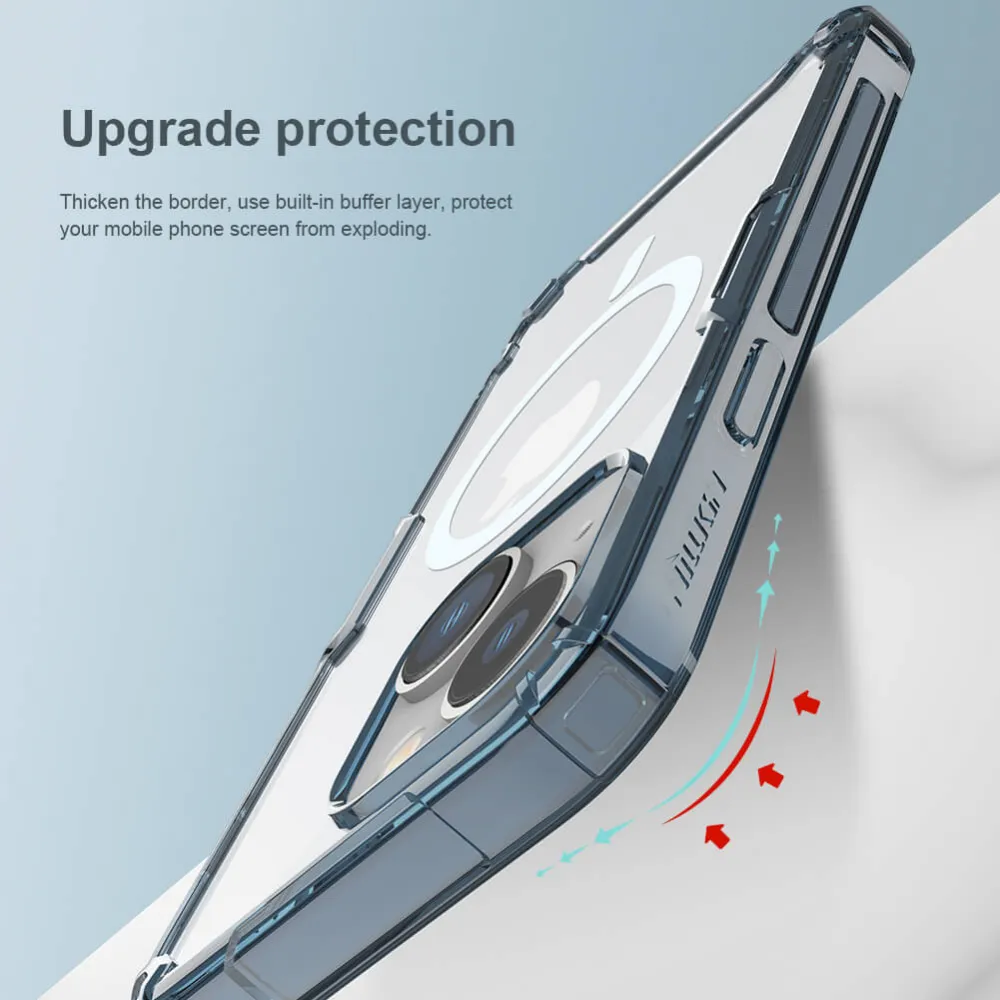 Maska Nillkin Nature Pro Magnetic za iPhone 14 Plus 6.7 plava