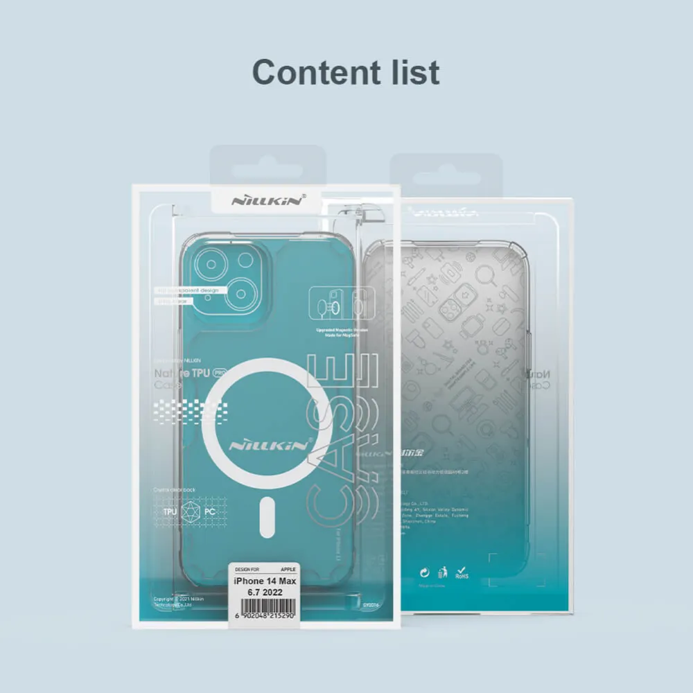 Maska Nillkin Nature Pro Magnetic za iPhone 14 Plus 6.7 plava