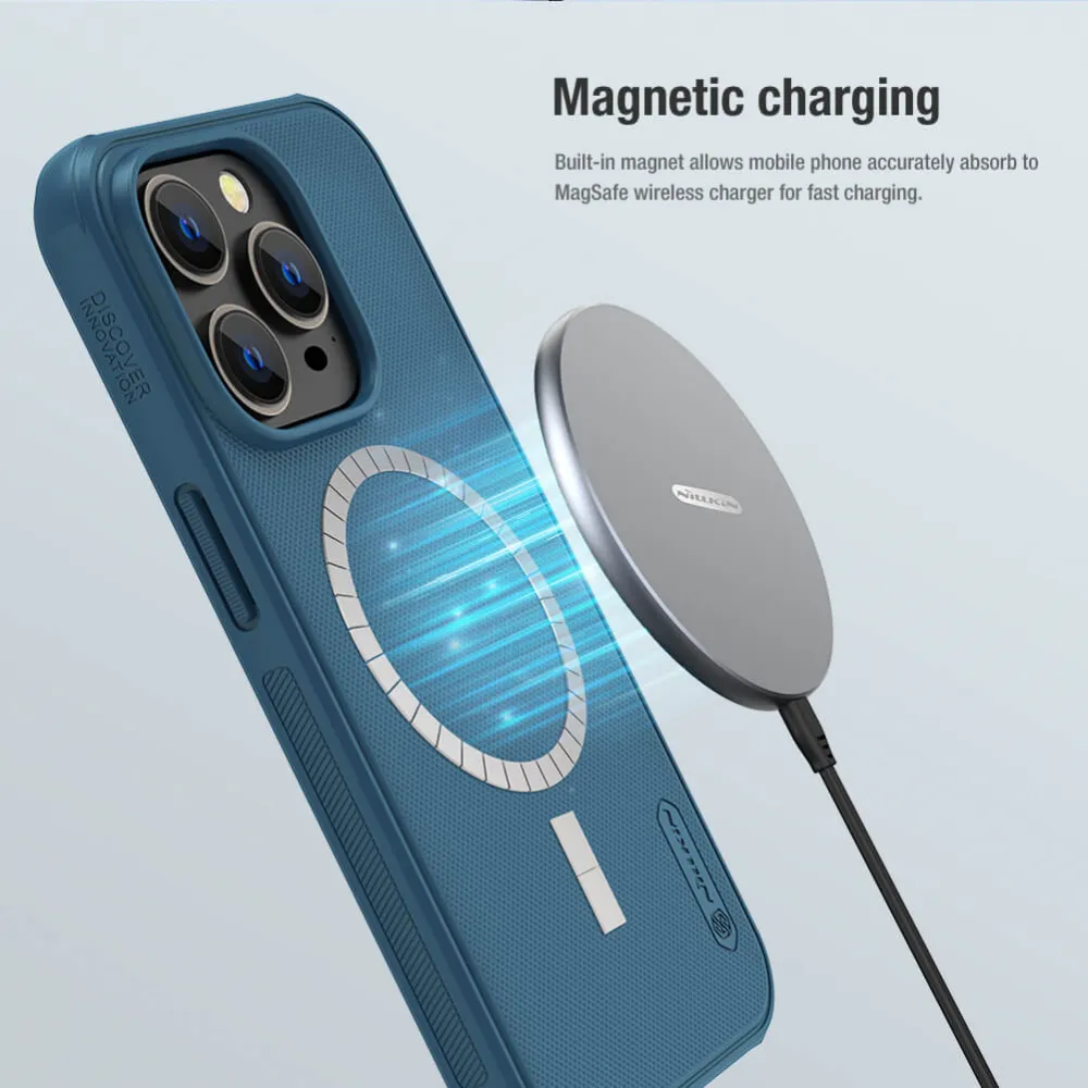 Maska Nillkin Scrub Pro Magnetic za iPhone 14 Pro Max 6.7 plava